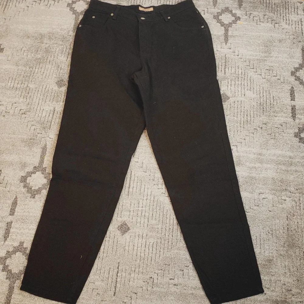 Just My Size Vintage Black Relaxed taper Jeans size 16W Tall - Picture 6 of 9